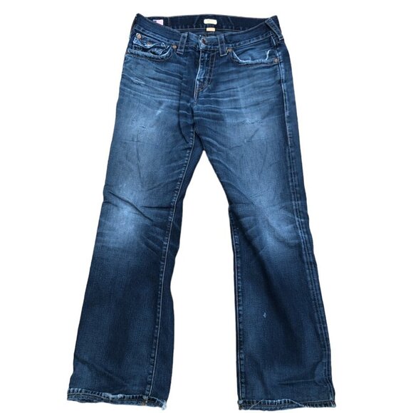 True Religion Jeans Size 31 BILLY Blue - Picture 4 of 5